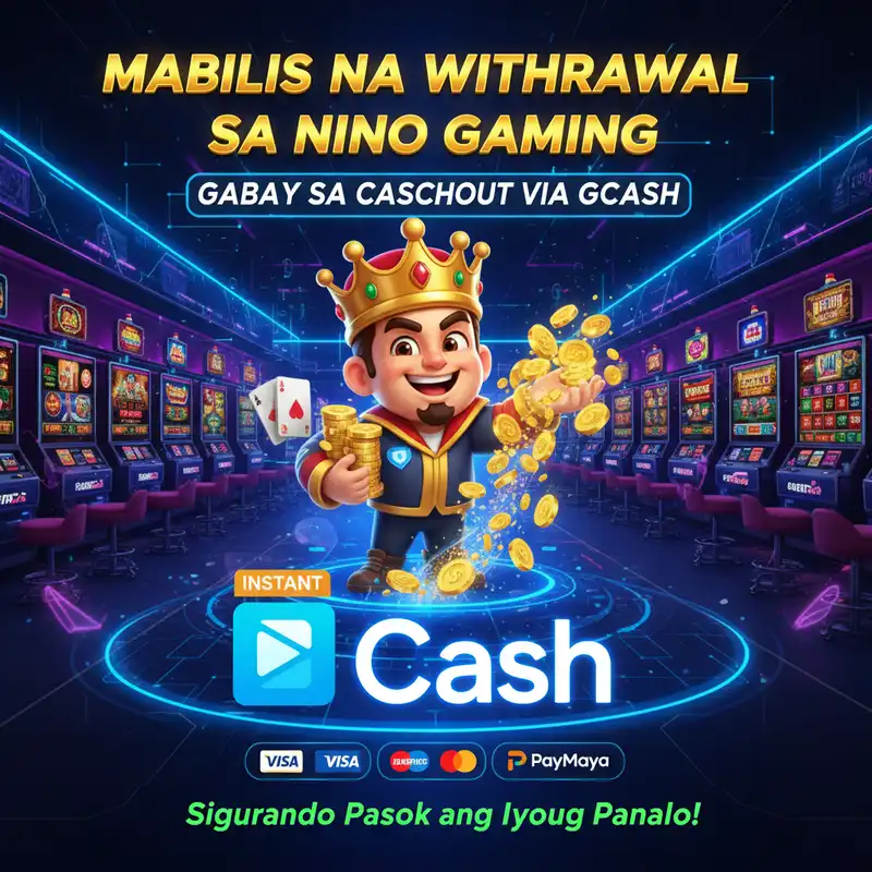 Nino Gaming Withdrawal Cashout via GCash